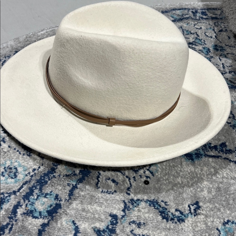Women's Wyeth Cream Billie Mid Brim Fedora Hat O/S Cream - Picture 9 of 9
